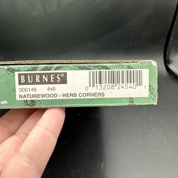 Vintage Picture Frame 4x6 Naturewood Pattern by Pfaltzgraff NOS - Picture 4 of 4